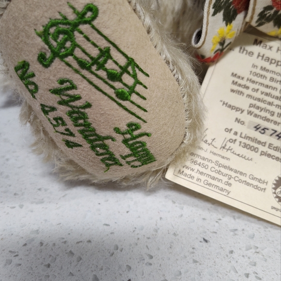 Max Hermann the Happy Wanderer Collectible Bear - Picture 6 of 10